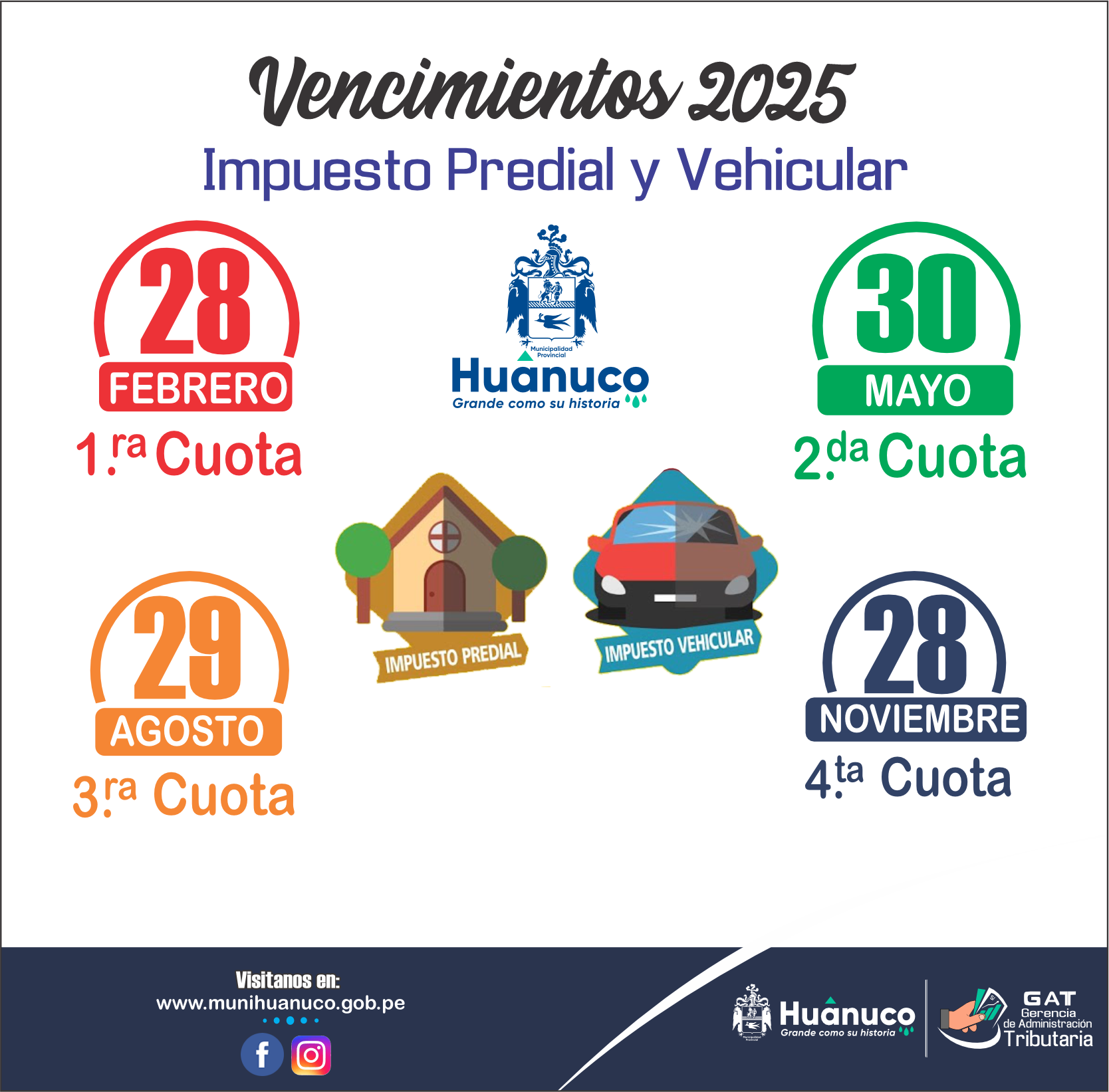 Calendario Impuesto Predial